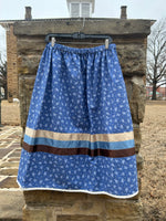 Adult Blue skirt with 3 ribbons Made by Victoria Tiger