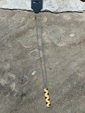 Rivercane Necklace on 18 inch Stainless Steel Chain- Kohv Collective
