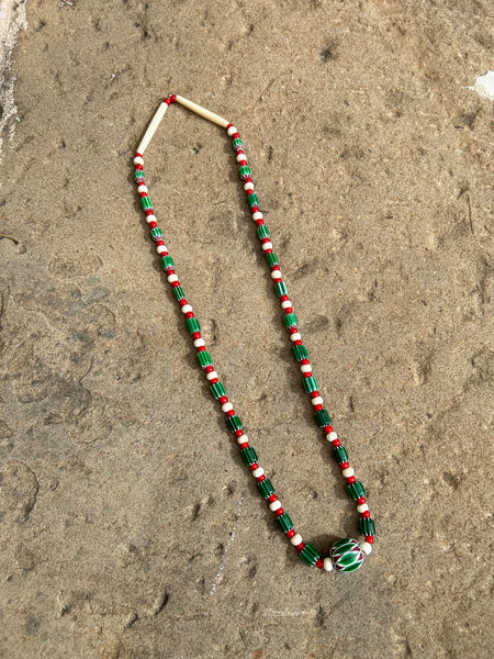 Trade Bead Necklace by Johnny Postoak Jr.