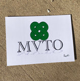 'Mvto' Thank You Card Made By Raquel Perez (Variety of designs)