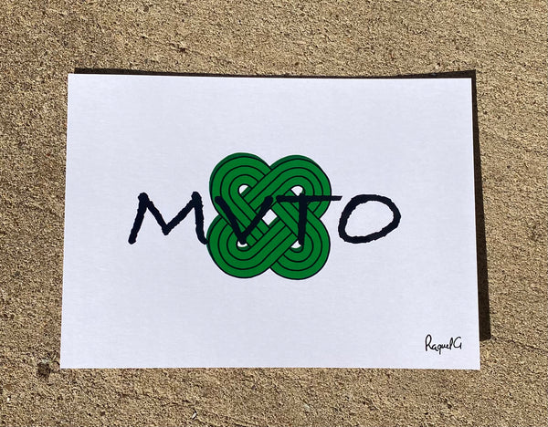 'Mvto' Thank You Card Made By Raquel Perez (Variety of designs)