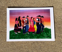 Buffalo Dance Post Card Made By Raquel Perez