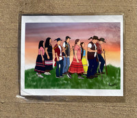 Buffalo  Dance Print Made By Raquel Perez