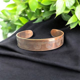 .5" Copper Cuff. Made By Mvskoke Artist, Amanda Rutland