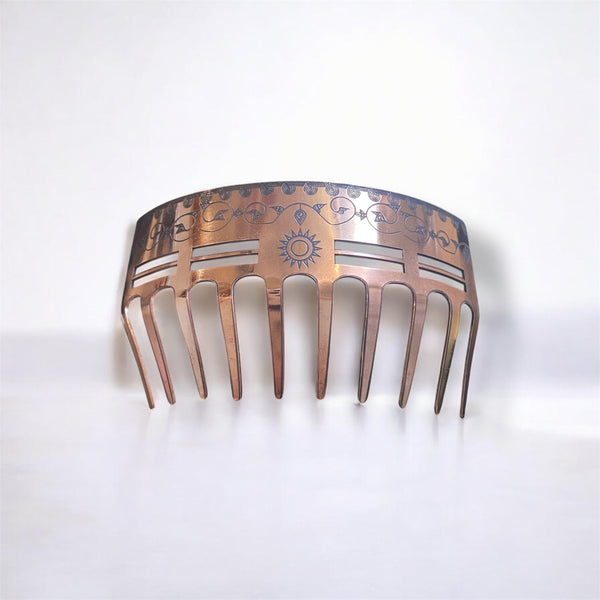 6" Ribbon Comb. Made By Mvskoke Artist, Amanda Rutland