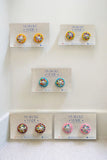Confetti Mini Studs Made By Mvskoke Made Beadwork