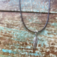 Cord Necklace with charm