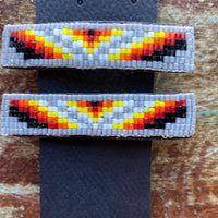 Beaded Barrettes - Set of Two